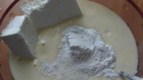 творожная запеканка со сгущенкой