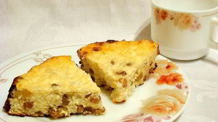 Творожно-рисовая запеканка