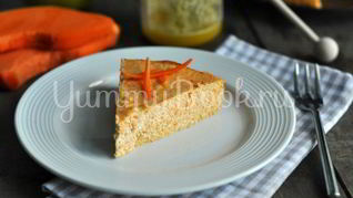 Творожно-тыквенная запеканка без муки и сахара