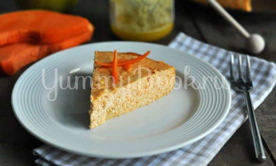 Рецепт творожно-тыквенная запеканка без муки и сахара