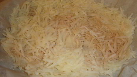 тыквенно-картофельная запеканка с грибами