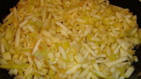 тыквенно-картофельная запеканка с грибами