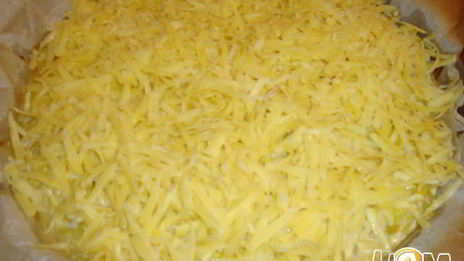 тыквенно-картофельная запеканка с грибами