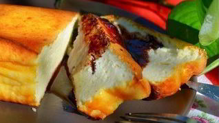 Ванильная запеканка из творога без муки