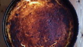 Воздушная запеканка с изюмом