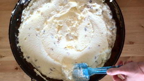 воздушная запеканка с изюмом