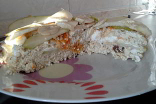 Ячневая запеканка