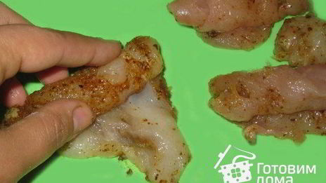 запеканка из картофеля с куриными рулетиками