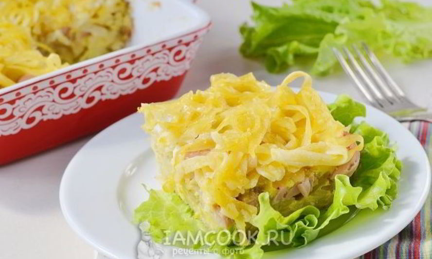 Рецепт запеканка из лапши