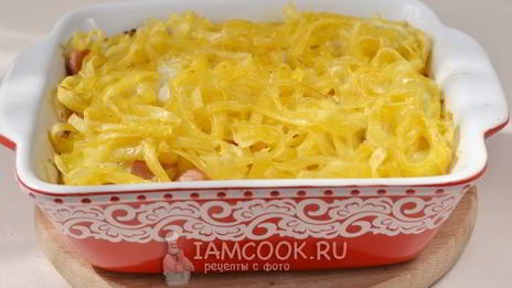 запеканка из лапши