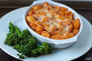 Запеканка из макарон с ветчиной