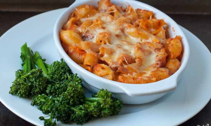 Рецепт запеканка из макарон с ветчиной