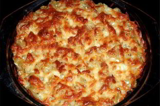 Запеканка из макарон с яйцом