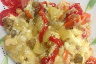 Запеканка из овощей в мультиварке