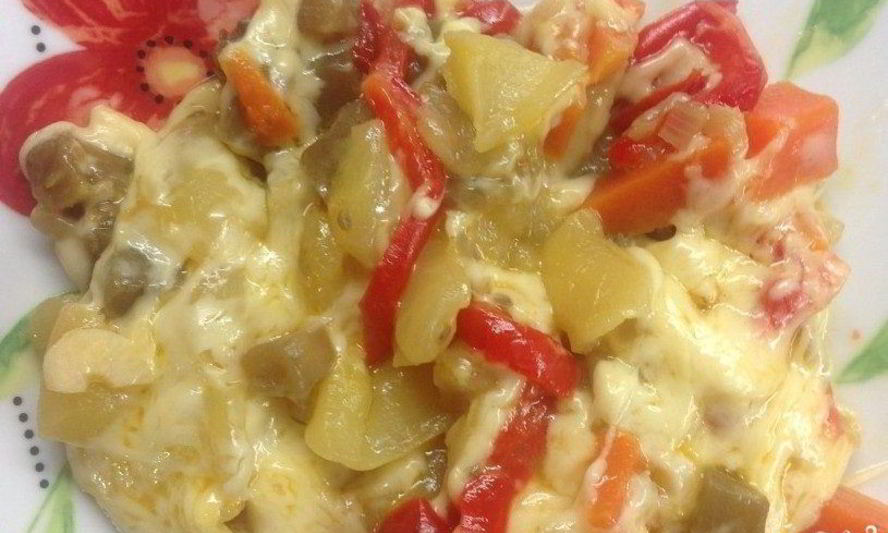 Рецепт запеканка из овощей в мультиварке