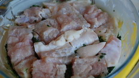 запеканка из рыбы и шпината