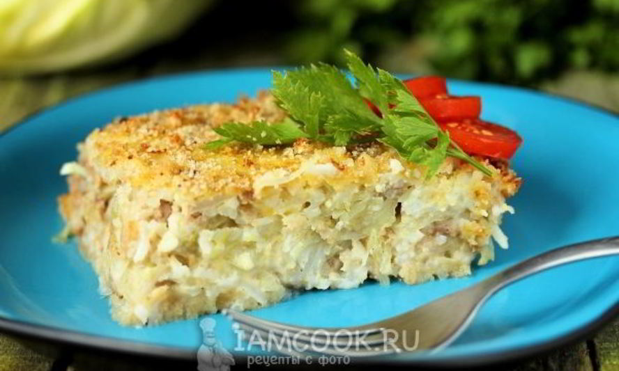 Рецепт запеканка ленивый голубец