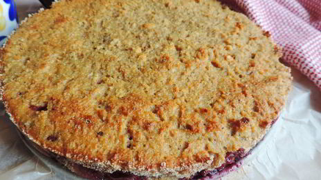 запеканка манная с вишней