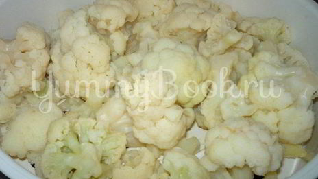 запеканка с фаршем и цветной капустой из мультиварки