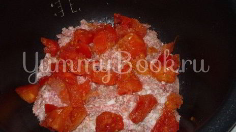 запеканка с фаршем и цветной капустой из мультиварки