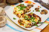 Запеканка с грибами и картофелем
