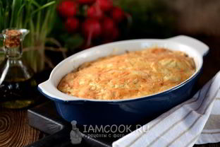 Запеканка с курицей и грибами