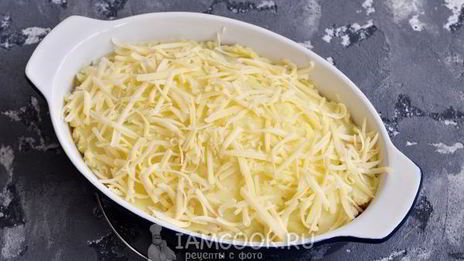 запеканка с курицей и грибами