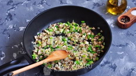 запеканка с курицей и грибами