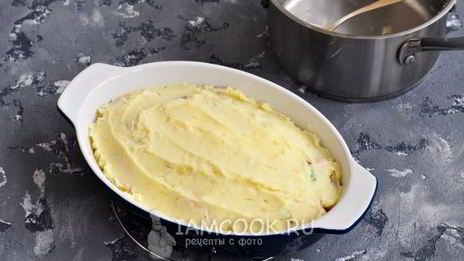 запеканка с курицей и грибами