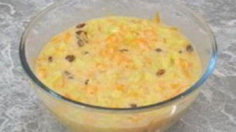 запеканка с рисом