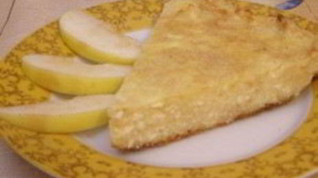 запеканка с яблоками