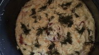 Запеканка спагетти с фаршем в мультиварке