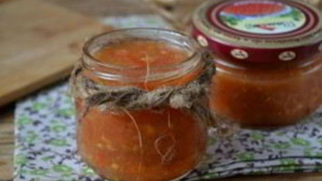 аджика без перца на зиму