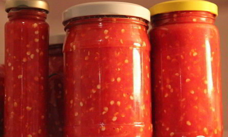 Рецепт аджика из болгарского и острого перцев