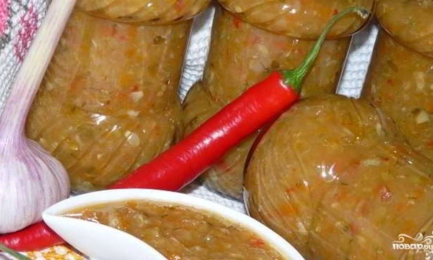 Рецепт аджика из кабачков с яблоками на зиму