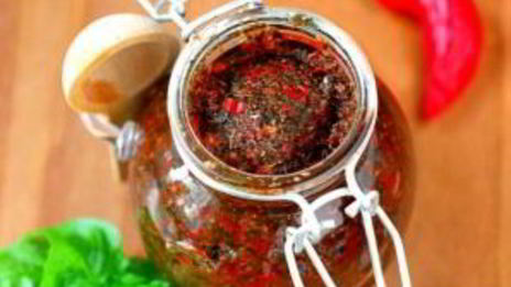 аджика из острого перца на зиму