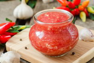 Аджика из свежих помидоров