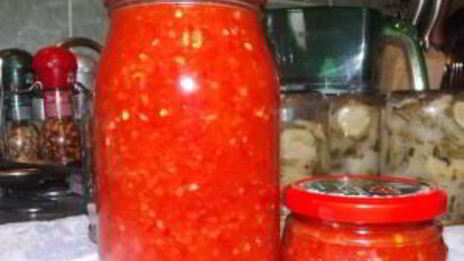 аджика из свежих помидоров