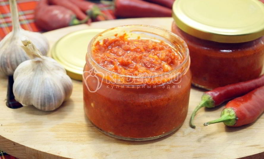 Рецепт аджика острая на зиму