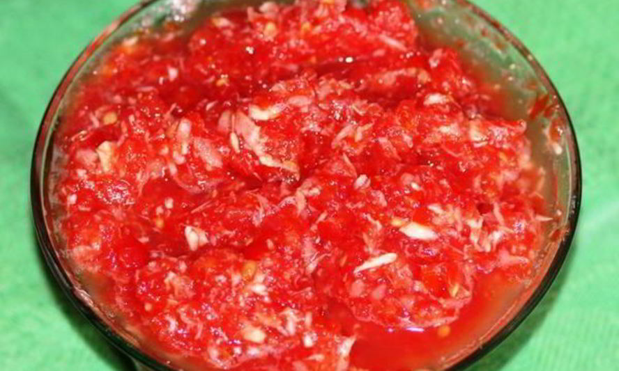 Рецепт аджика по-сибирски жгучая