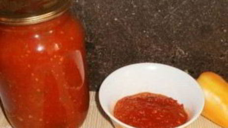 аджика с чесноком