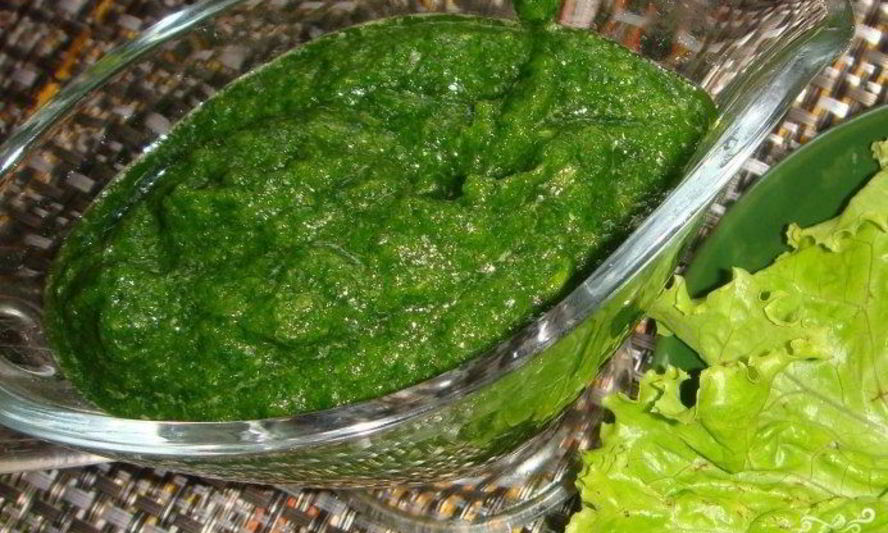 Рецепт аджика с кинзой