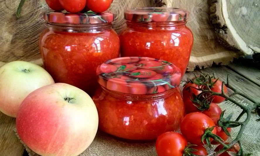 Рецепт аджика с морковкой и яблоками