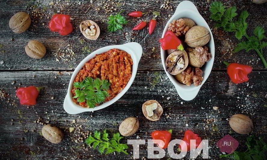 Рецепт аджика с орехами