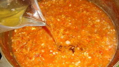 аджика с яблоками