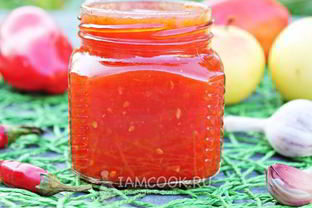 Аджика сладкая на зиму с яблоками