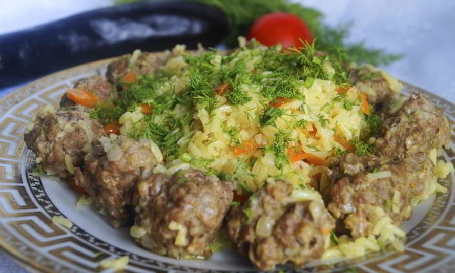 Рецепт гелак-палав — плов по-таджикски