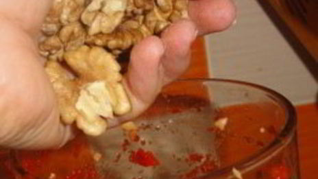 грузинская аджика с орехами на зиму