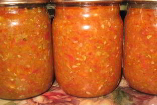 Консервированная аджика на зиму