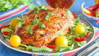 Куриная грудка в аджике